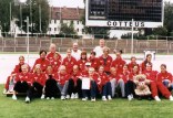 Die Bayer-Mädels beim Finale der Deutschen Jugendmannschafts-Meisterschaften 2000 in Cottbus